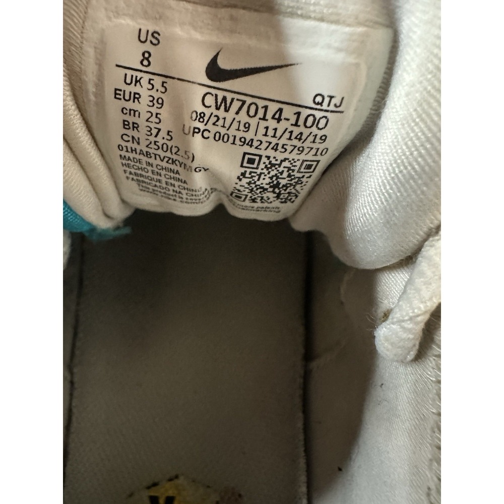 Nike Air VaporMax Plus Womens Blue Pink Athletic Running Shoes Sneakers Size 8 - Picture 8 of 9